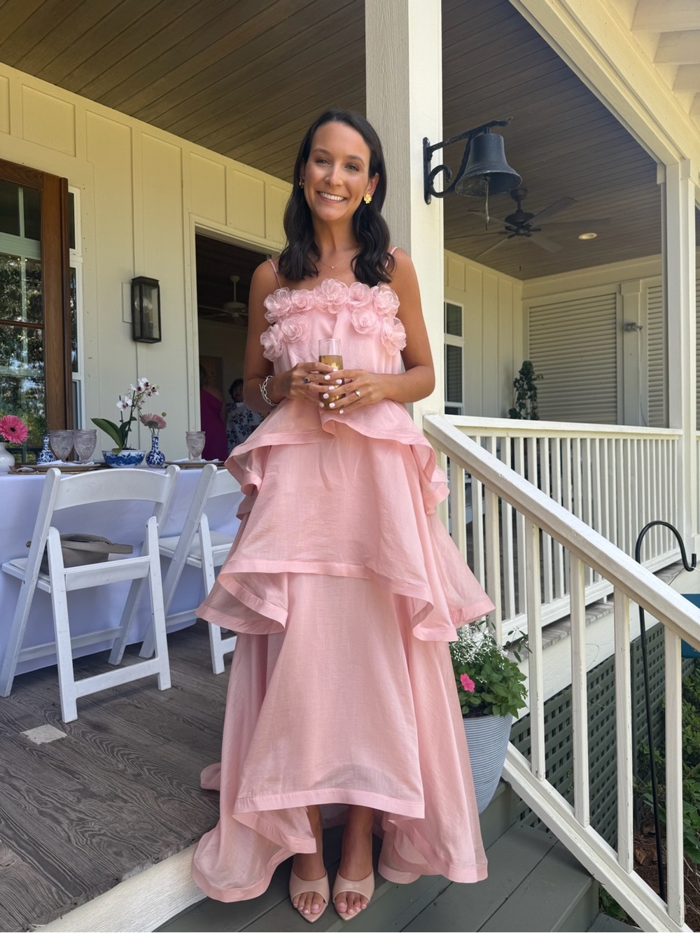 Elliatt Swallowtail Day to Night Maxi Dress in Pink - Picture 4 of 4